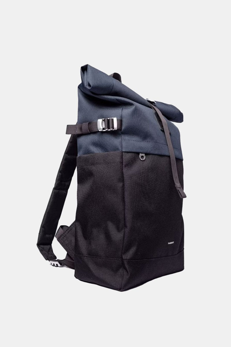 Sandqvist Icon Rolltop Backpack M (Multi Black/Navy) | Bags