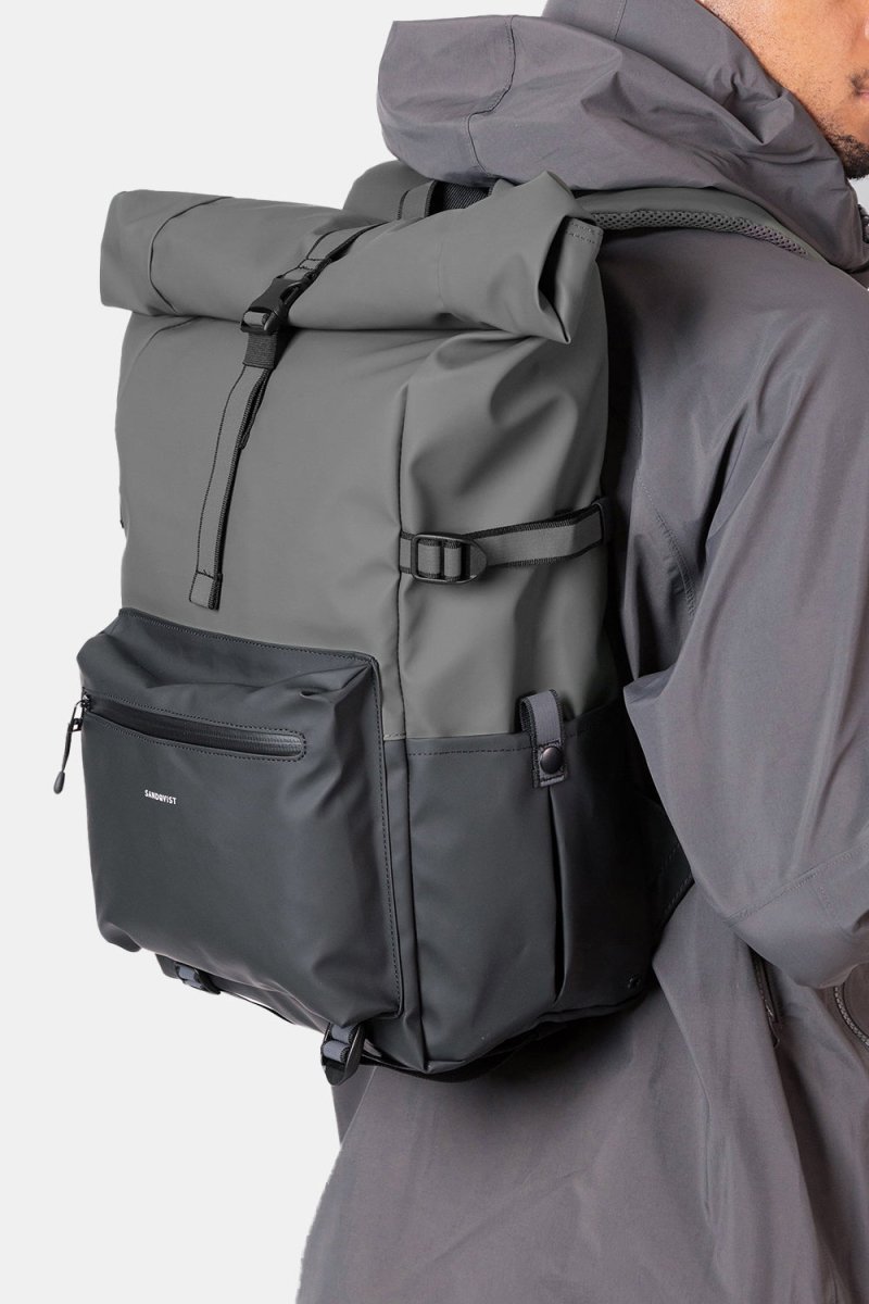 Sandqvist Ruben 2.0 Water-Resistant Rolltop Backpack (Multi Dark) | Bags