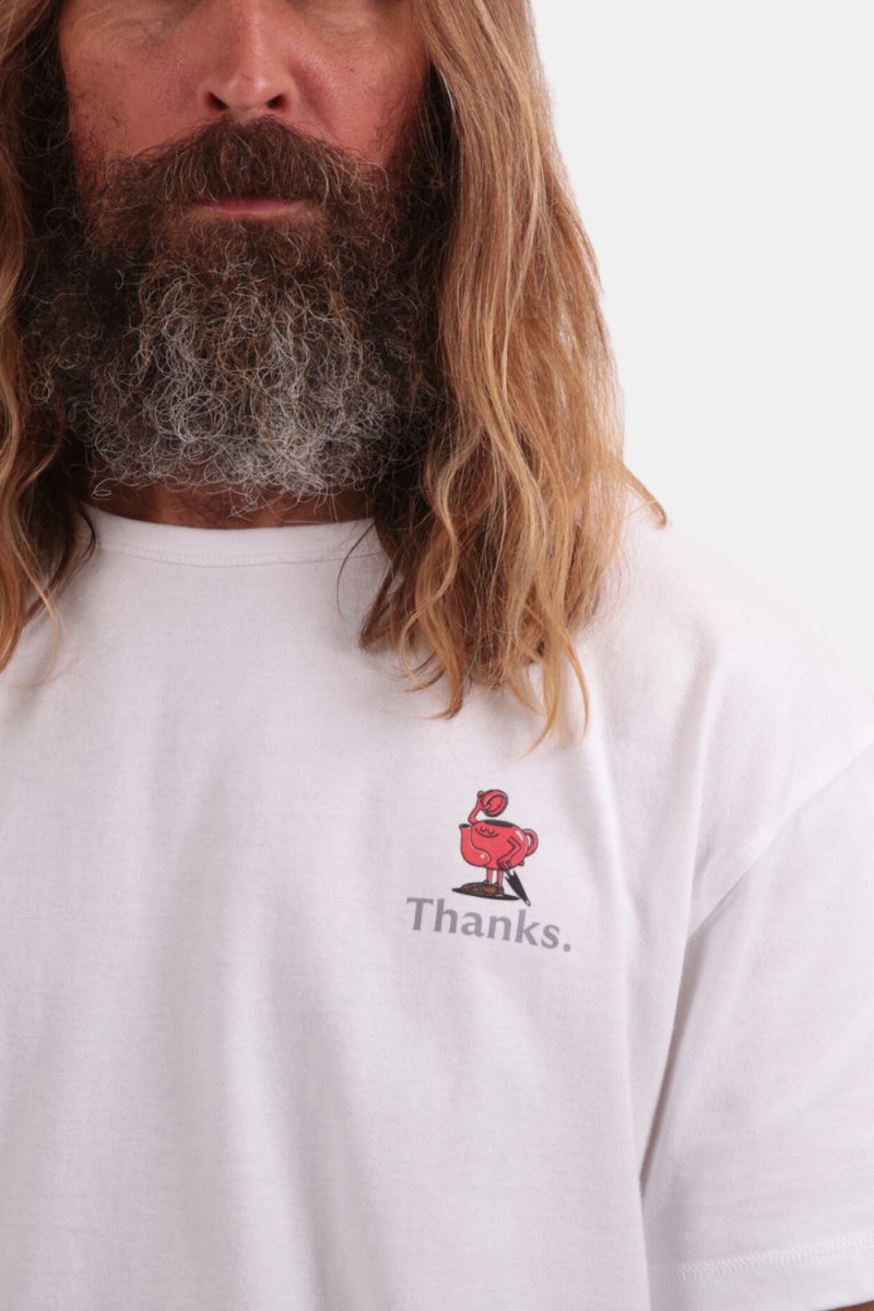 Thanks Terry Teapot T-Shirt (White) | T-Shirts