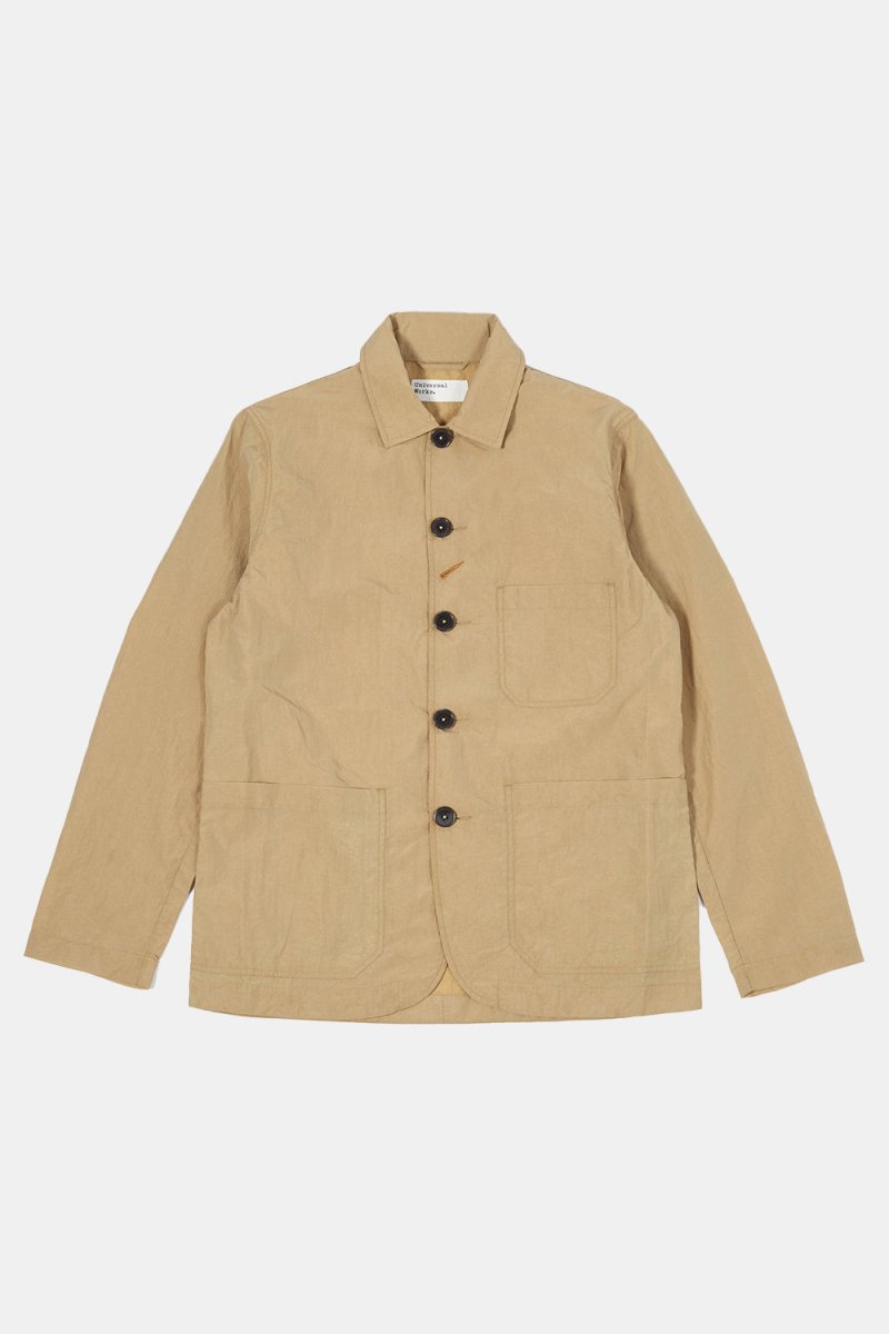 Universal Works Nylon Bakers Chore Jacket (Sand) | Jackets