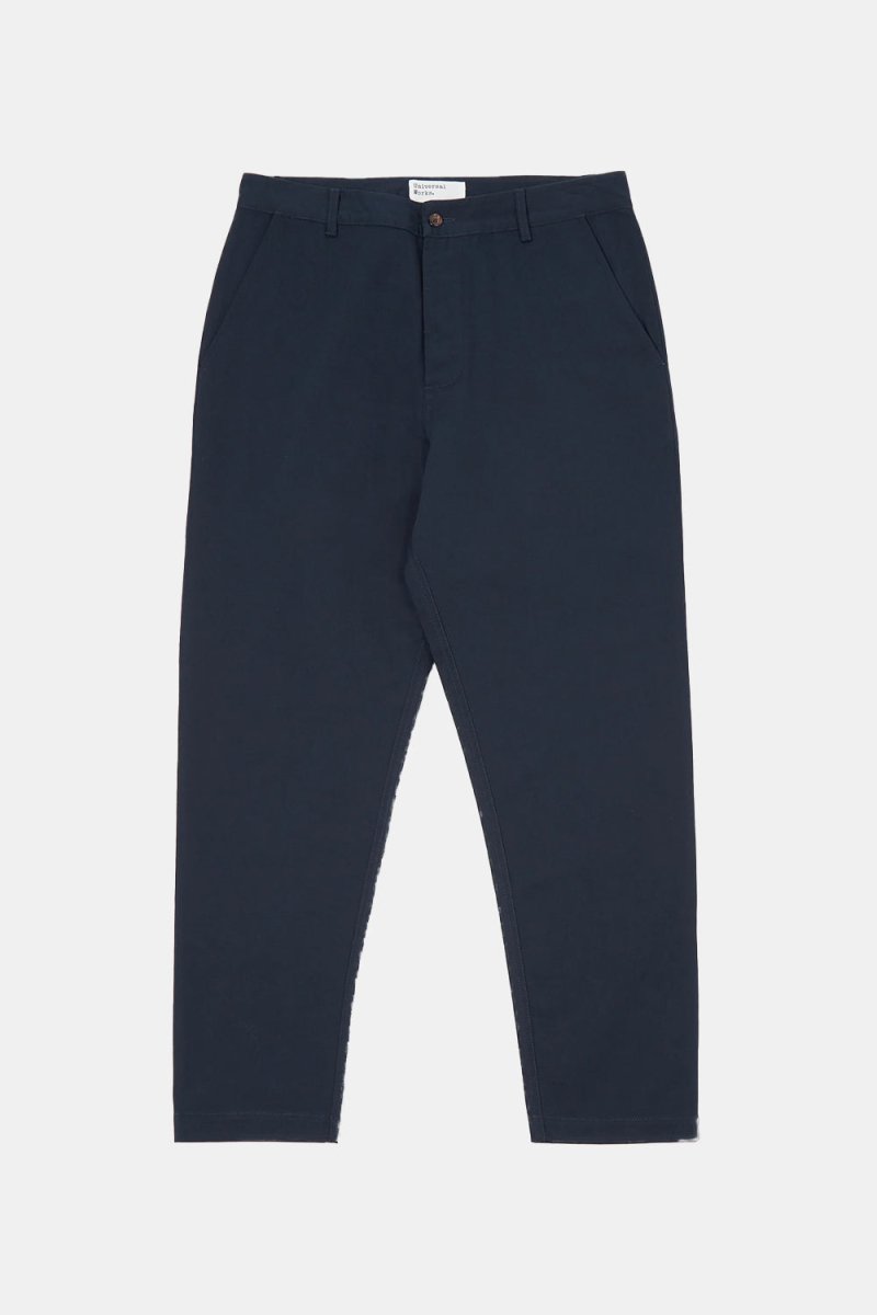 Universal Works Pleated Track Pant (Navy Twill) | Trousers