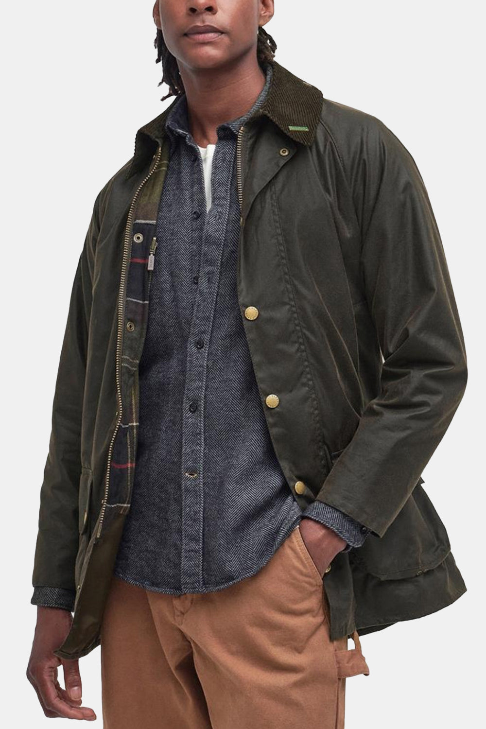 Barbour 40th Anniversary Beaufort Wax Jacket (Sage) | Number Six