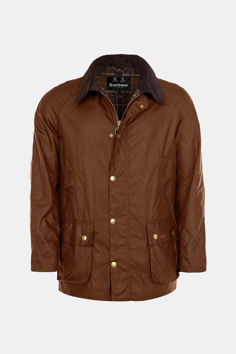 Barbour Ashby Waxed Jacket (Bark) | Number Six