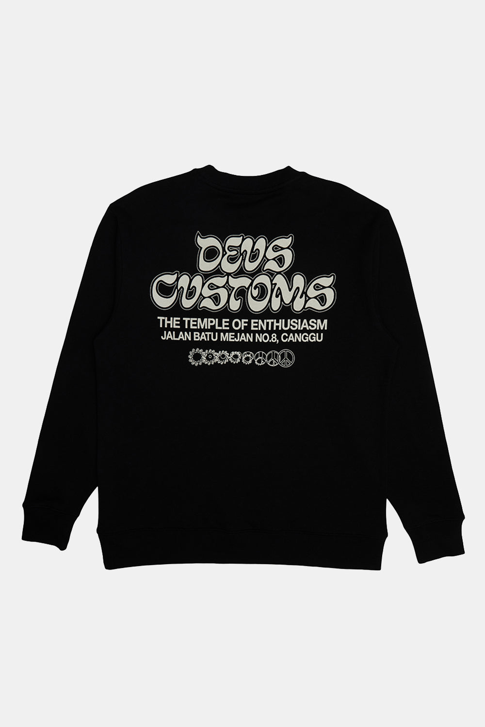 Deus Rinse Wash Crew Sweatshirt（anthracite）