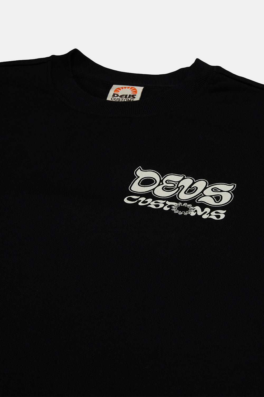 Deus Rinse Wash Crew Sweatshirt（anthracite）