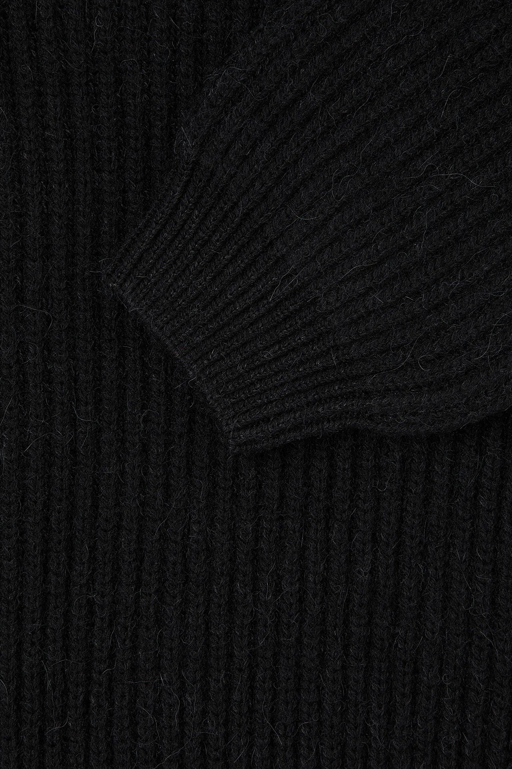 Edwin Roni High Collar Sweatshirt (Black)