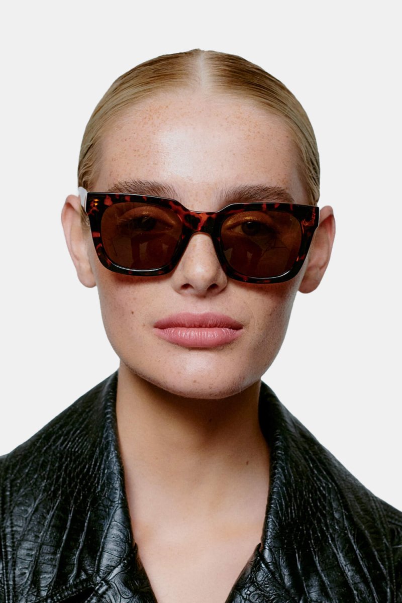 A Kjaerbede Nancy Sunglasses (Demi Tortoise Brown) | Sunglasses