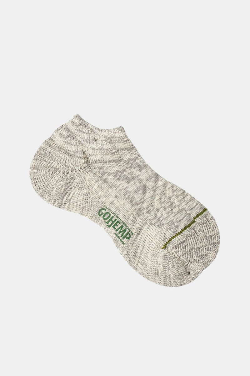 Anonymous Ism Go Hemp Organic Cotton Pile Ankle Sock - Grey | Socks