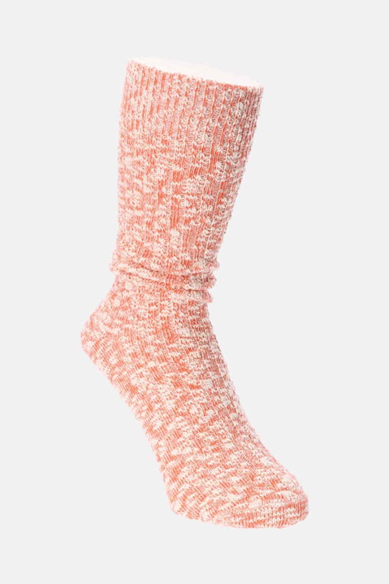 Anonymous Ism Light Soft Slub Crew Socks (Orange) | Socks