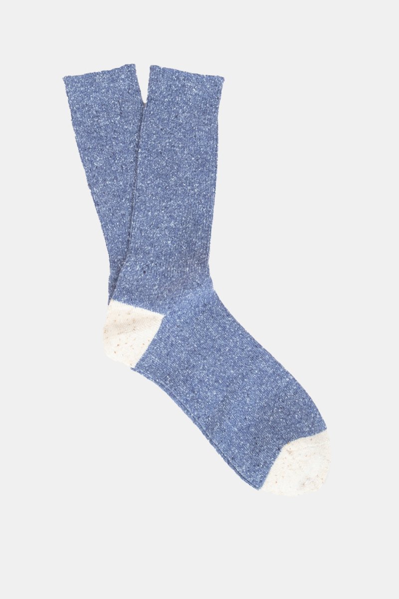 Anonymous Ism Nep Amerib Pack of Three Crew Socks (Ecru / Blue) | Socks