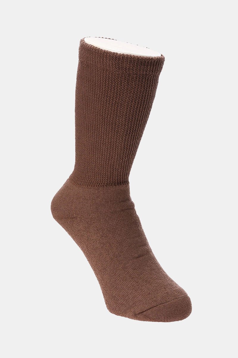 Anonymous Ism OC Pile Middle Crew (Brown) | Socks