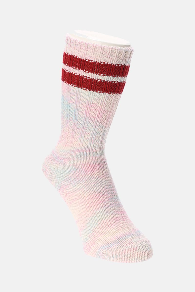 Anonymous Ism Two-Pack Ribbed Recycled Cotton Socks (Green/Pink) | Socks