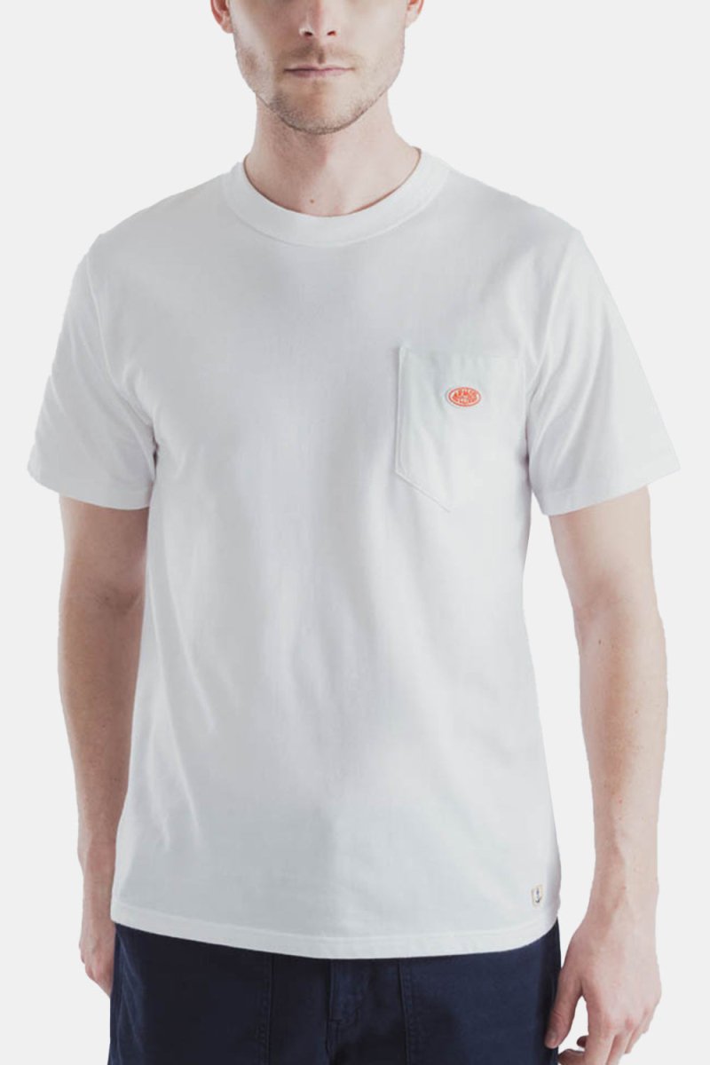 Armor Lux Heritage Classic Organic Pocket T-Shirt (White) | T-Shirts