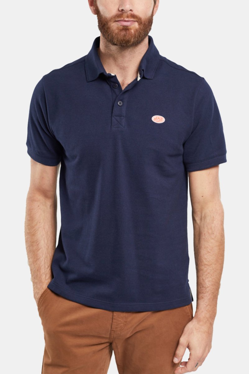 Armor Lux Heritage Organic Short Sleeve Polo (Navire Blue) | Polo Shirts