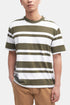 Barbour Friars ストライプ T シャツ (ミッド オリーブ) | Tシャツ