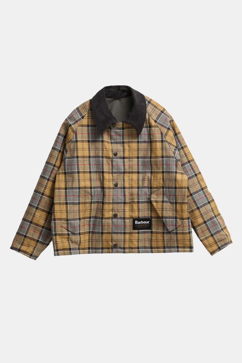 Barbour Oversized Reversible Transport Jacket (Asphalt) | Jackets