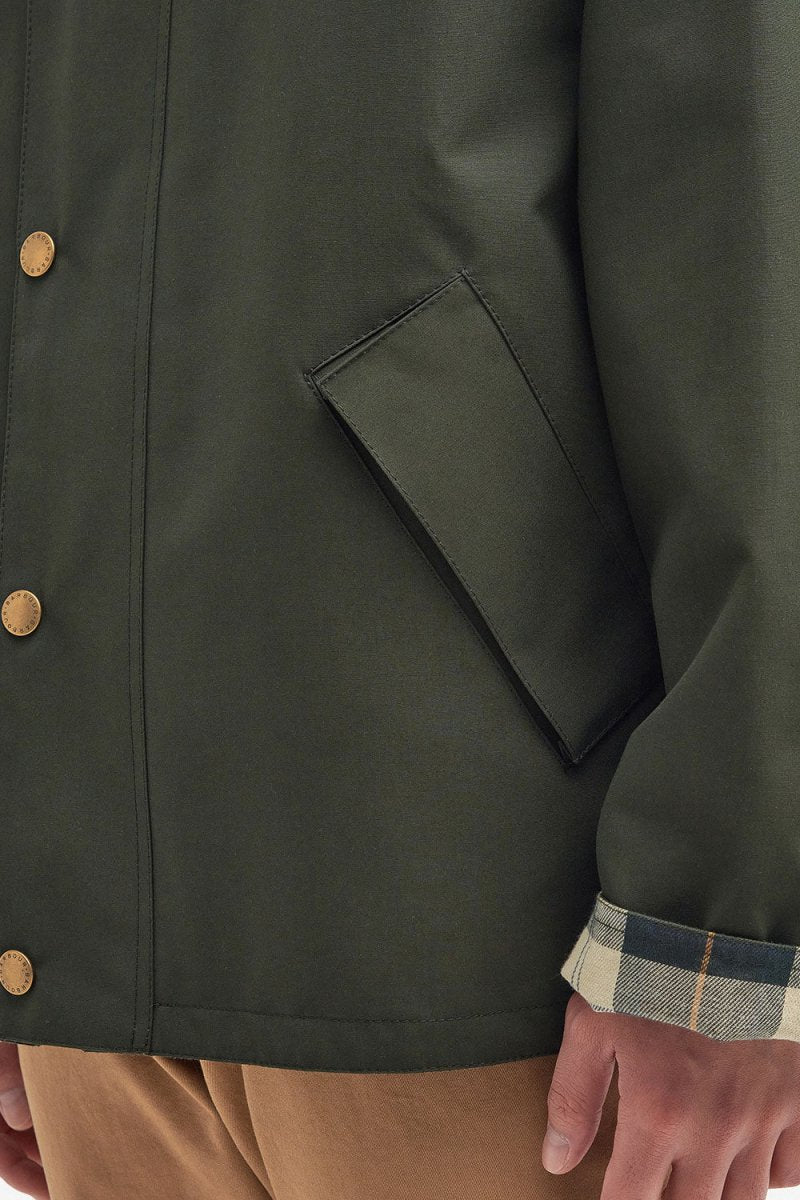 Barbour Oversized Reversible Transport Jacket (Sage) | Jackets