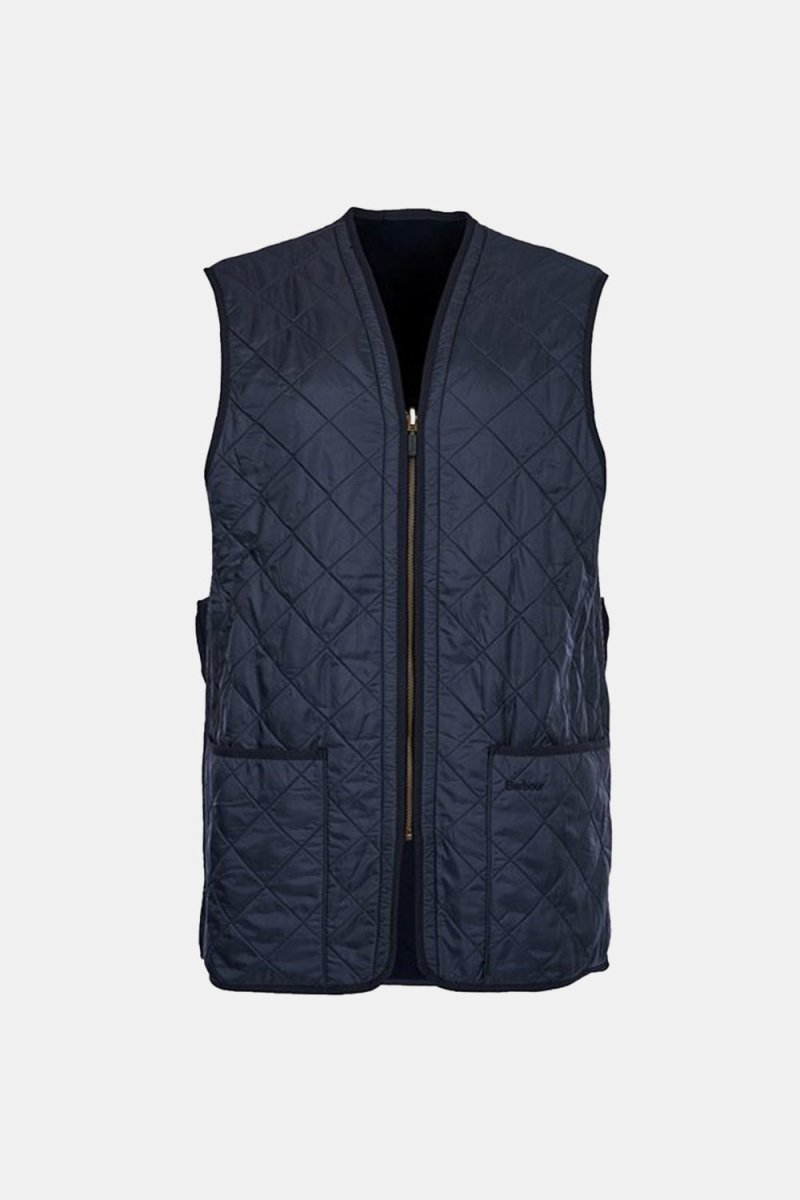 Barbour Polar Quilt Waistcoat Zip-In Liner (Navy) | Vests