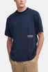 Barbour ポートランド T シャツ (ネイビー) | Tシャツ