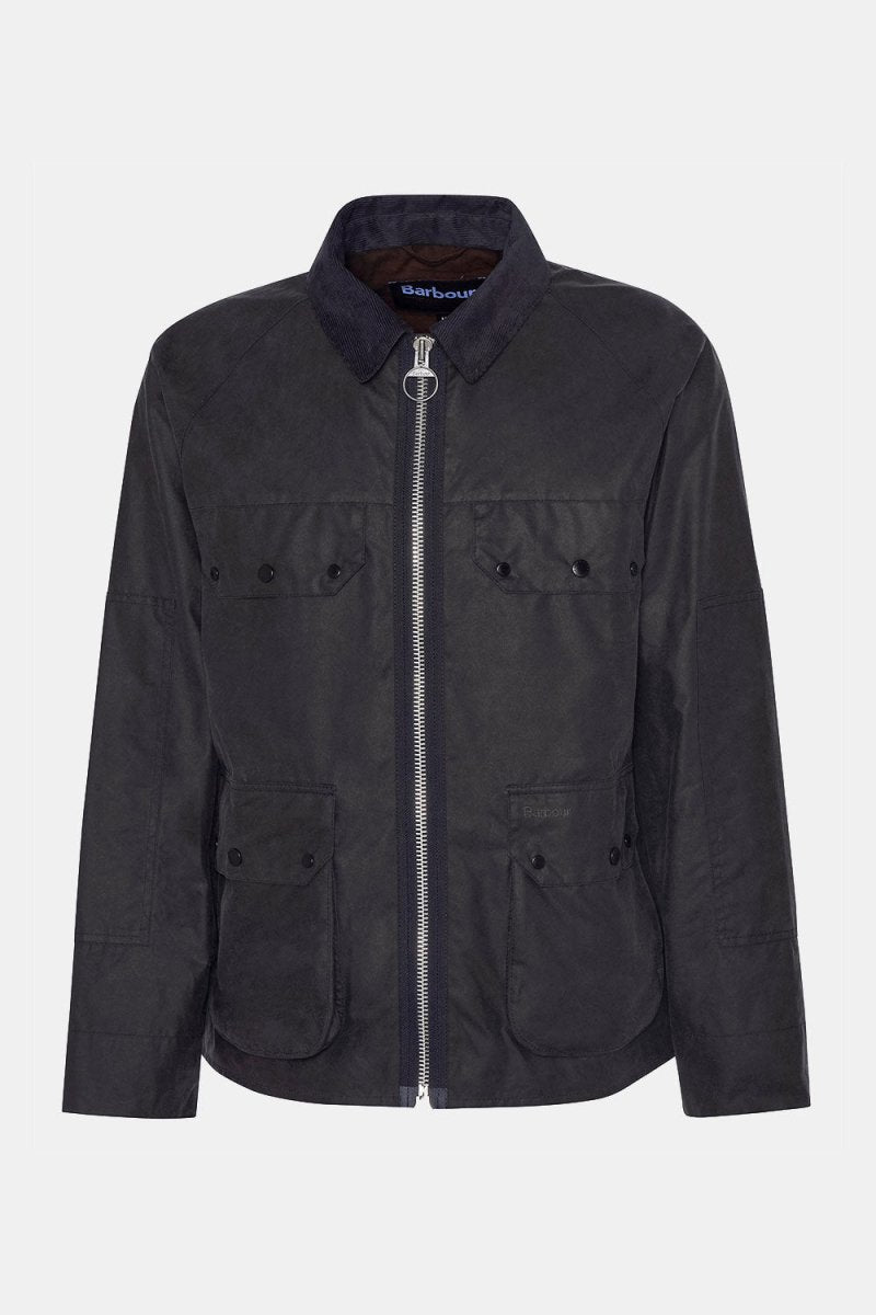 Barbour Re - Engineered Bedale Waxed Jacket (Charcoal) | Jackets