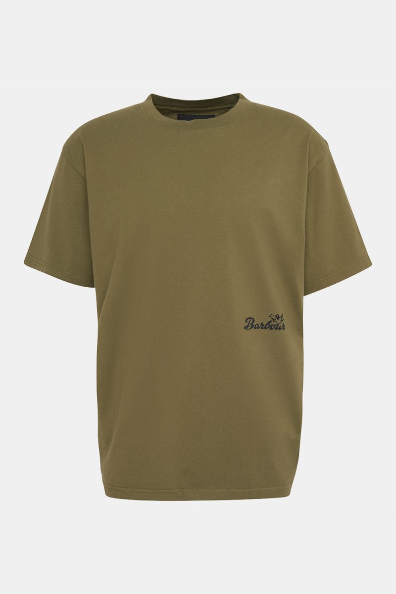 Barbour Regence Oversized T-Shirt (Burnt Olive) | T-Shirts