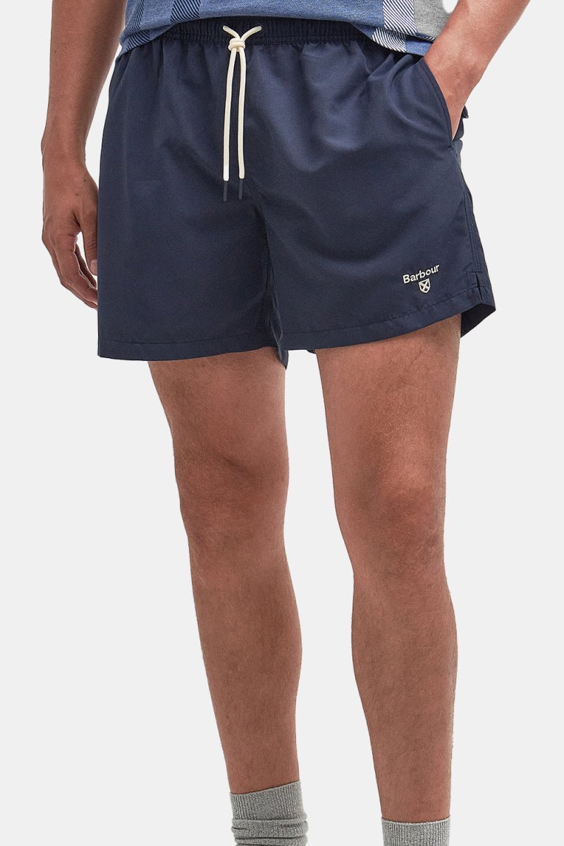 Barbour Staple Logo Swim Shorts (Navy) | Shorts