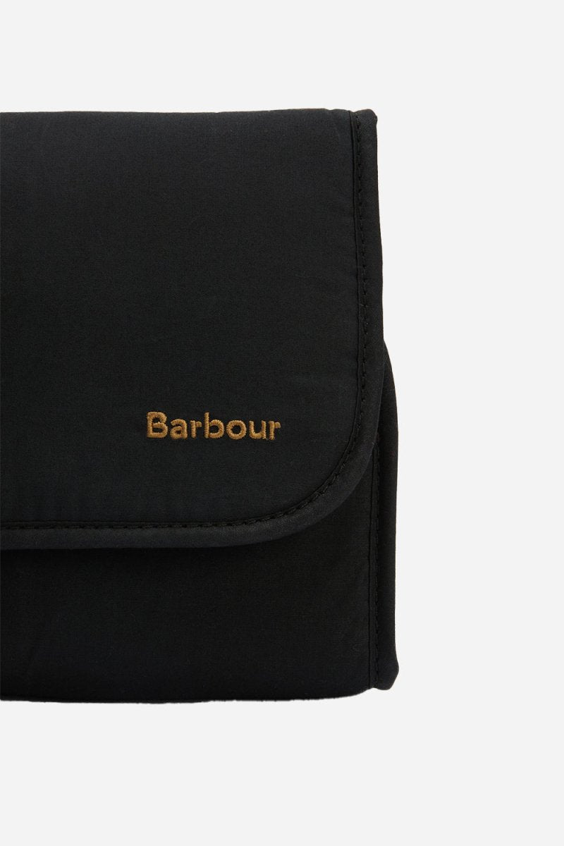 Barbour Transport Hanging Washbag (Black) | Bags
