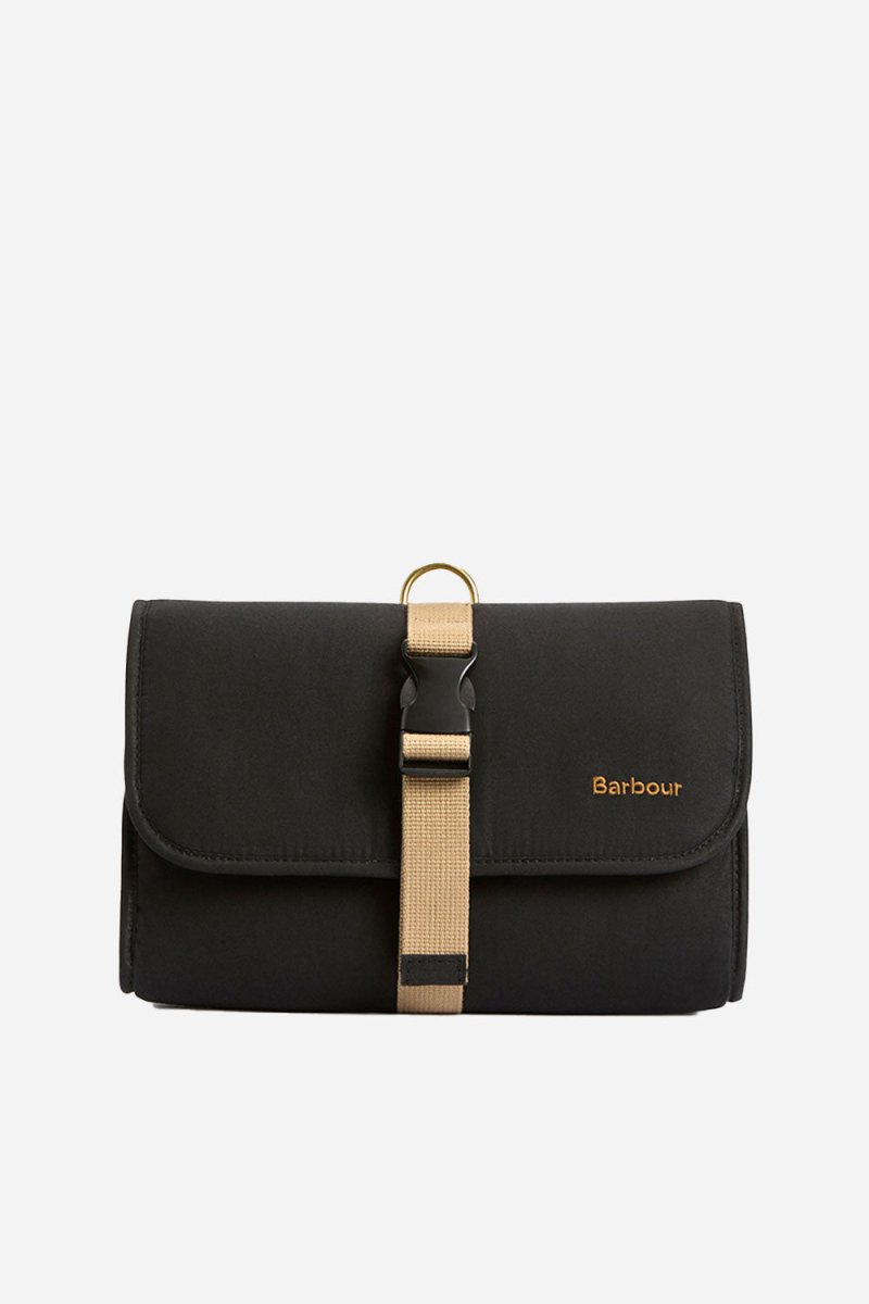 Barbour Transport Hanging Washbag (Black) | Bags