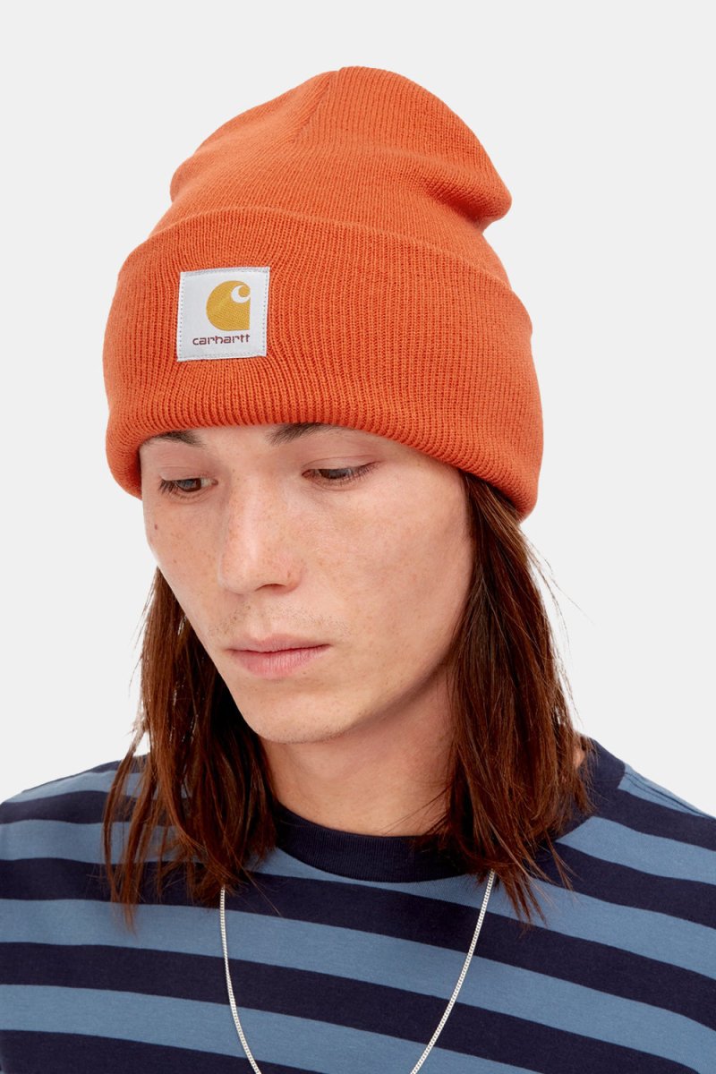Carhartt WIP Acrylic Watch Hat (Brick Orange) | Hats