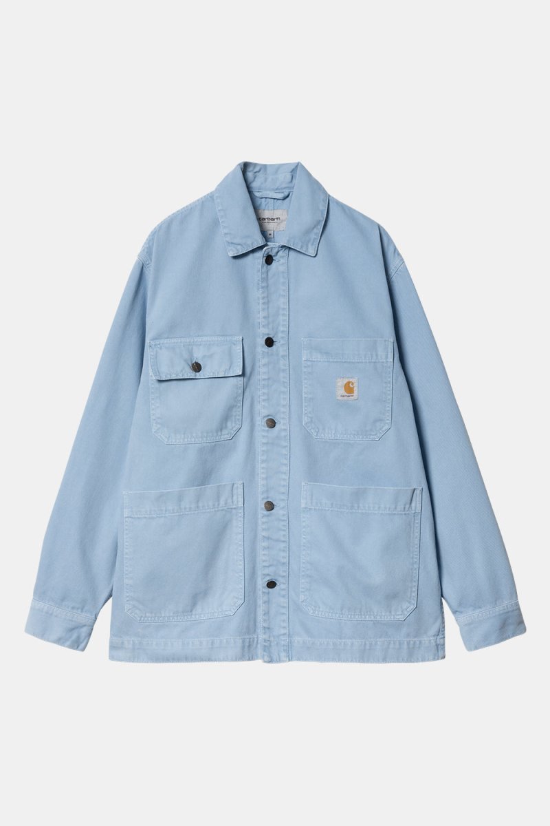 Carhartt WIP Garrison Stone Dyed Coat (Frosted Blue) | Jackets