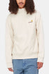 Carhartt WIP ハーフジップ アメリカン スクリプト スウェットシャツ (ナチュラル) |セーター