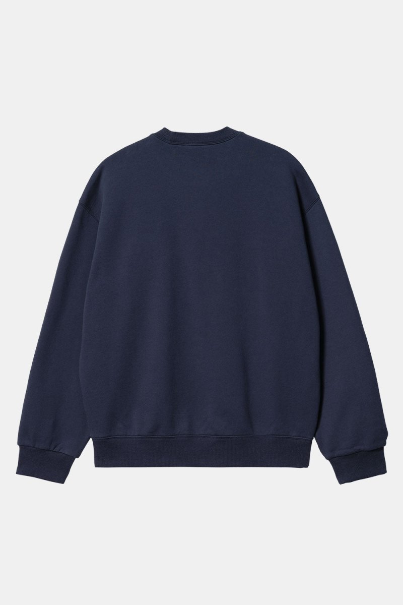 Carhartt WIP Heart Patch Sweat (Blue) | Sweaters