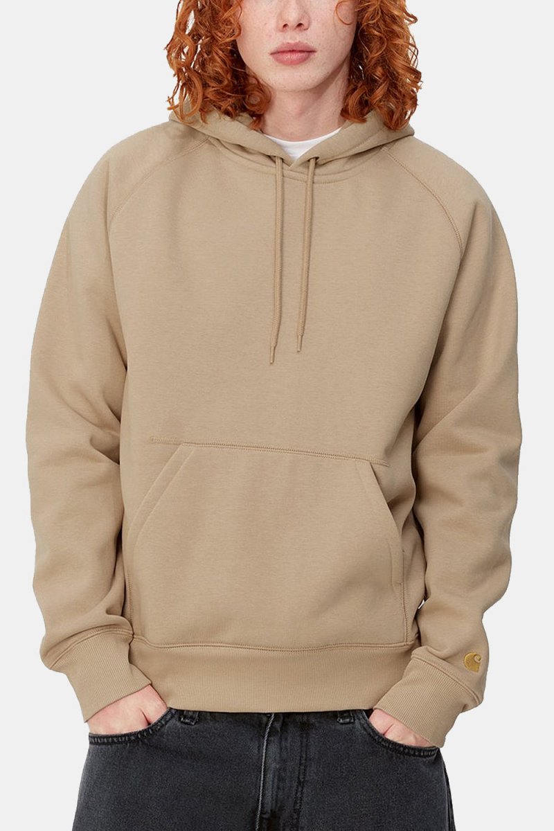 Carhartt WIP Hooded Chase Sweat (Sable/Gold) | Sweaters