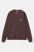 Carhartt WIP 長袖ビスタ ワッフル T シャツ (パリサンダー) | Tシャツ
