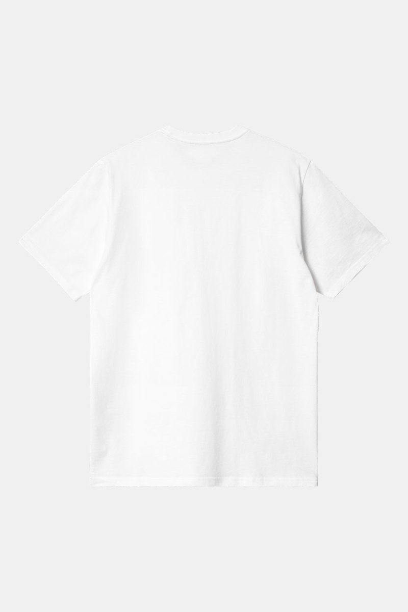 Carhartt WIP Madison Short Sleeve T-Shirt (White/Black) | T-Shirts