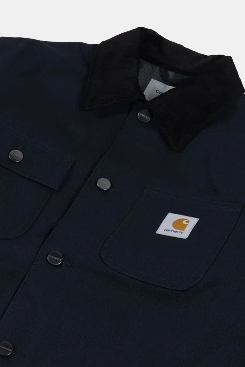 Carhartt WIP Michigan Organic Cotton Rigid Jacket (Dark Navy &amp; Black) | Jackets
