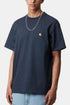 Carhartt WIP 半袖チェイス T シャツ (ダスキーブルー/ゴールド) | Tシャツ