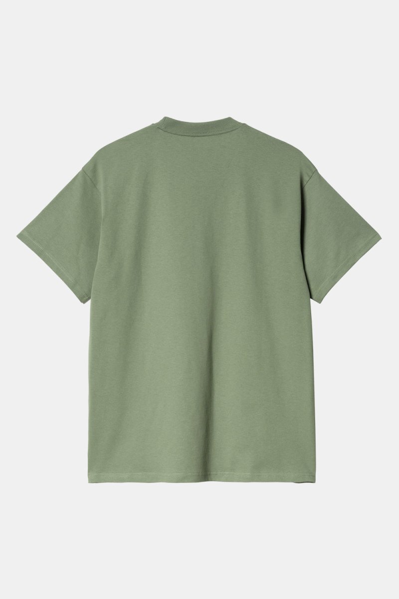 Carhartt WIP Short Sleeve Icon T-Shirt (Park Green/Black) | T-Shirts