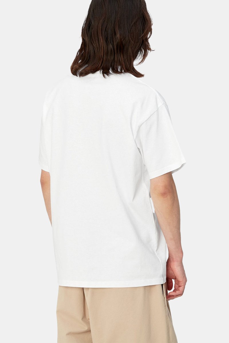 Carhartt WIP Short Sleeve Icons T-Shirt (White/Black) | T-Shirts