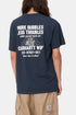 Carhartt WIP 半袖 T シャツ (ブルー/ワックス) | Tシャツ