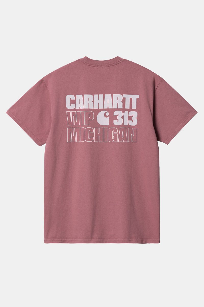 Carhartt WIP Short Sleeve Manual T-Shirt (Dahlia) | T-Shirts