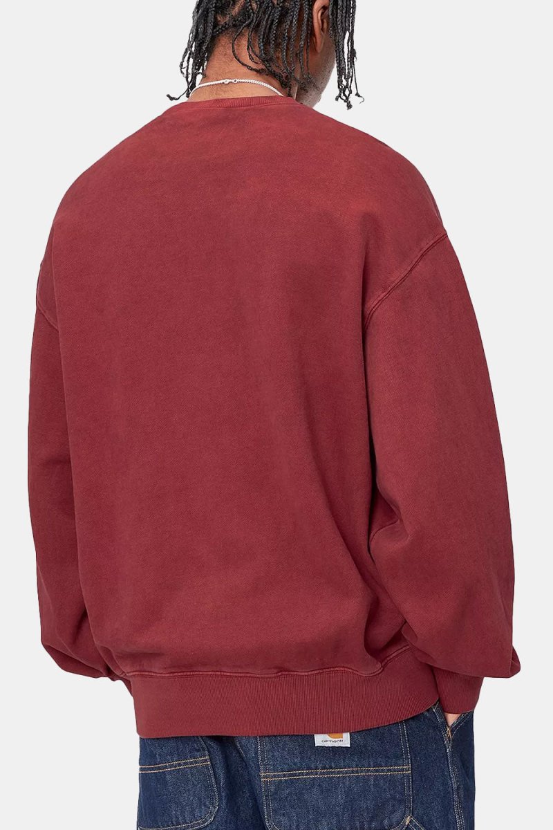 Carhartt WIP Vista Sweatshirt (Scarlet Garment - Dyed) | Sweaters