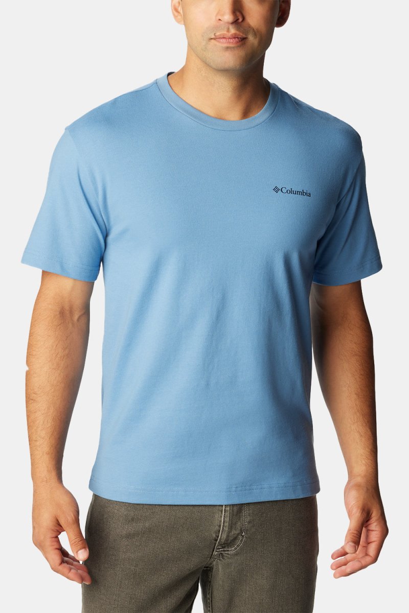 Columbia Burnt Lake Short Sleeve T-Shirt (Skyler/Branded Jumble) | T-Shirts
