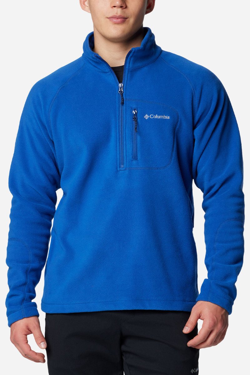 Columbia Fast Trek™ III Half Zip Fleece (Mountain Blue) | Sweaters