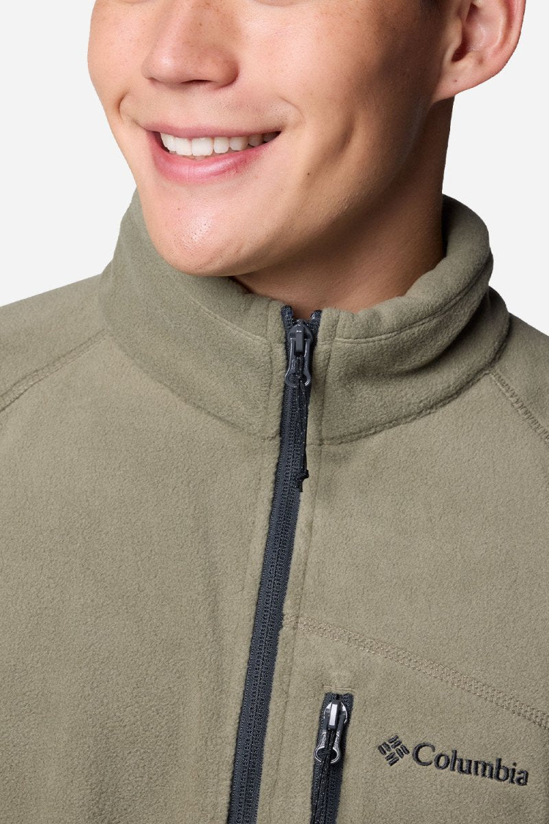 Columbia Fast Trek™ III Half Zip Fleece (Stone Green/Shark) | Sweaters