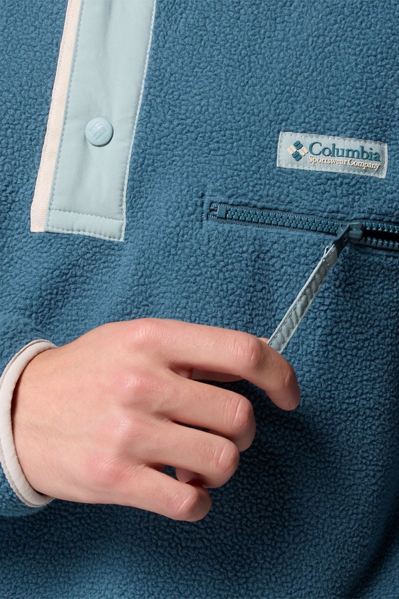 Columbia Helvetia™ II Half Snap Fleece (Everblue) | Sweaters