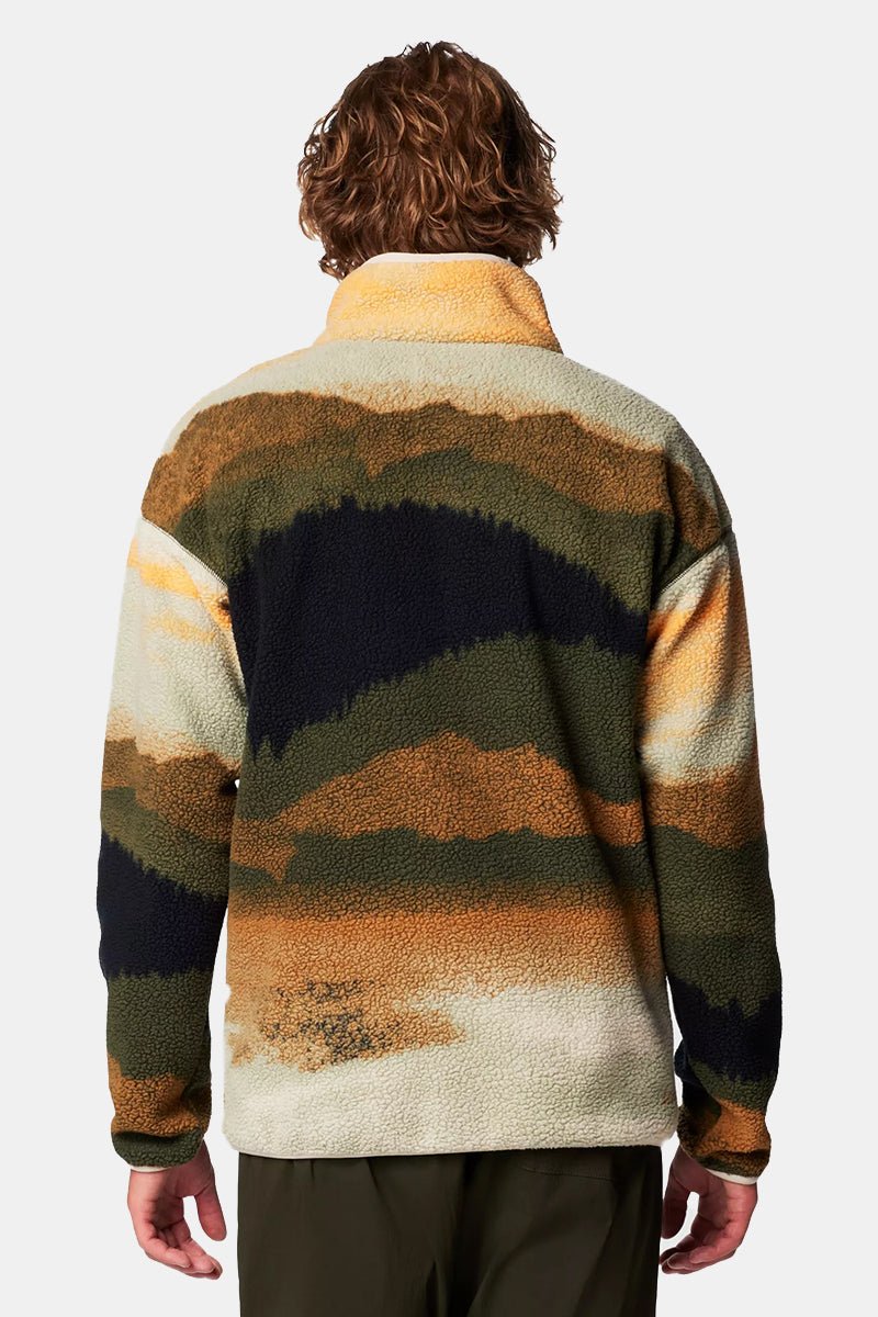 Columbia Helvetia™ II Printed Half Snap Fleece (Greenscape Dolomites) | Sweaters