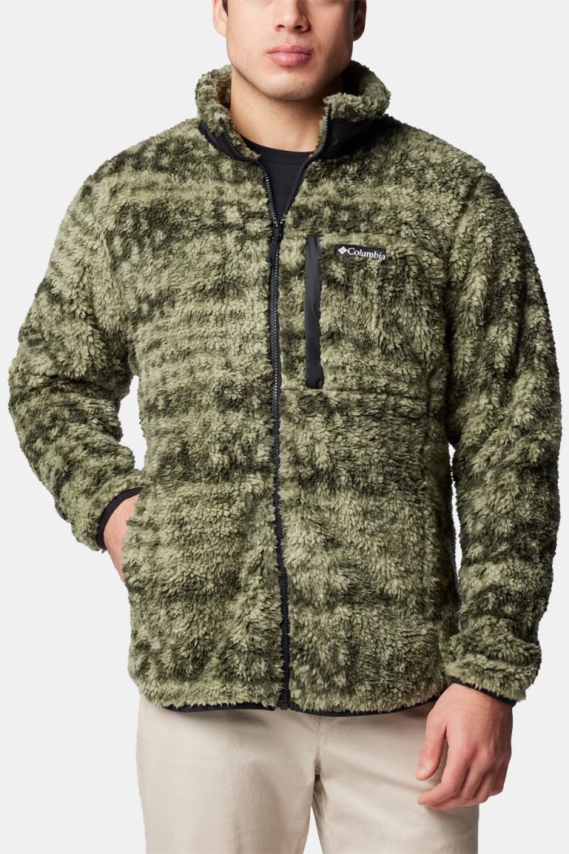 Columbia Winter Pass™ Printed Fleece II (Greenscape/Stippled Stripe) | Sweaters