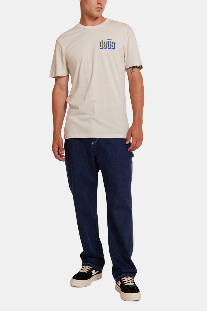 Deus Bolter Tee Organic Cotton T-Shirt (Vintage White) | T-Shirts