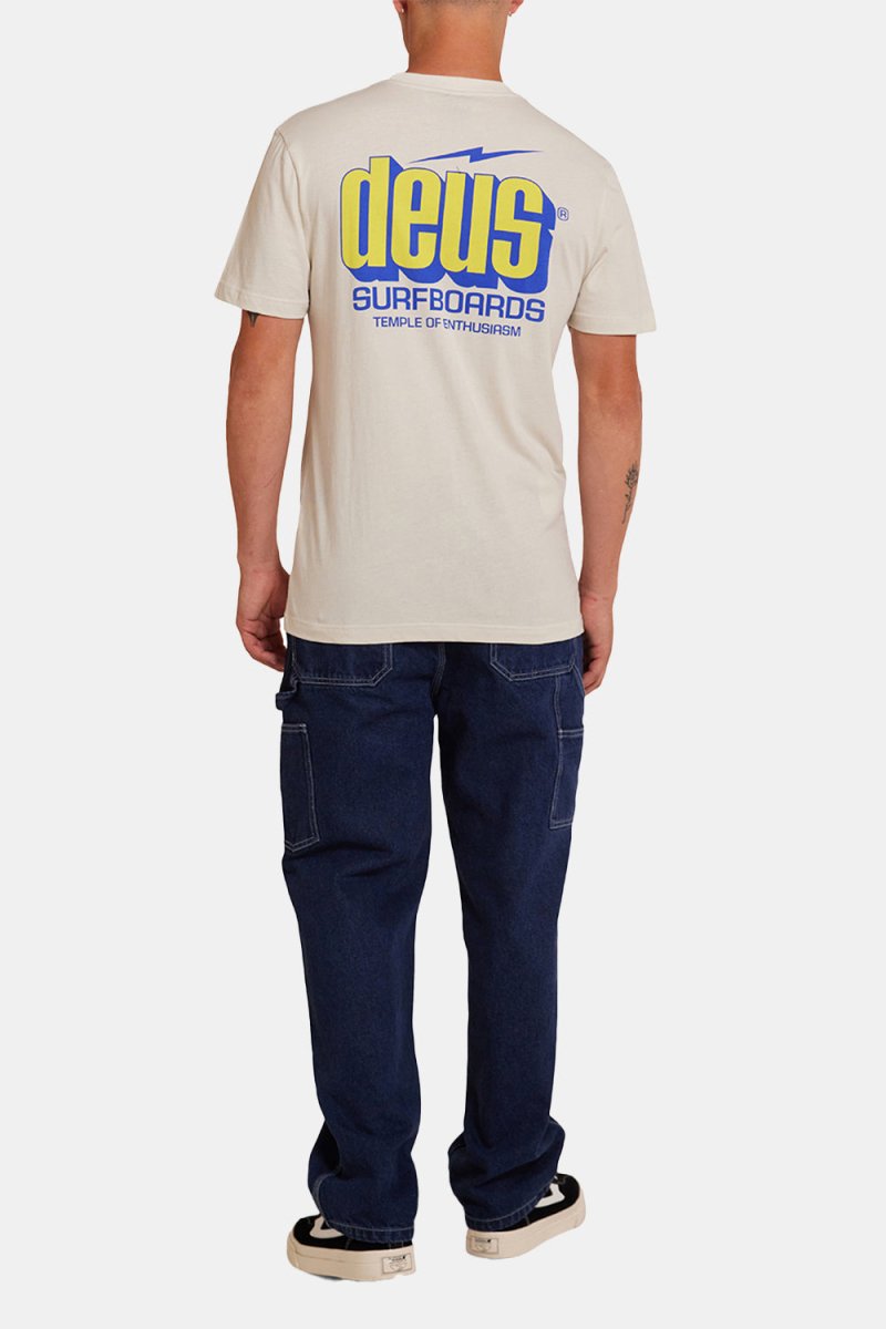 Deus Bolter Tee Organic Cotton T-Shirt (Vintage White) | T-Shirts